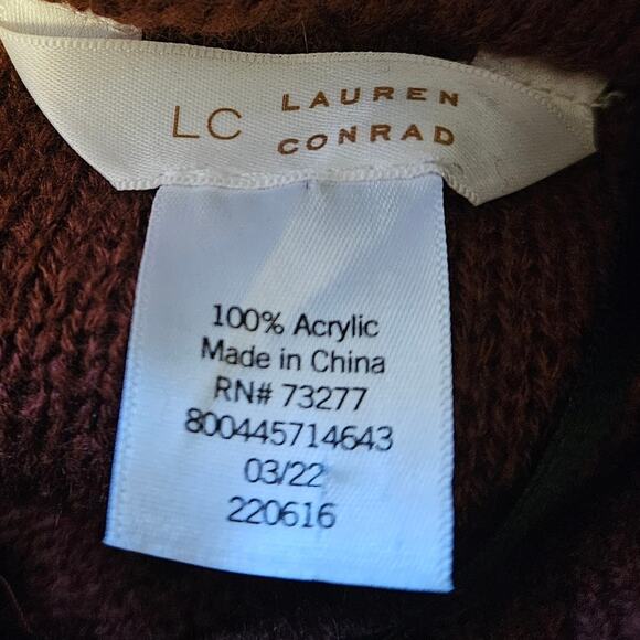 Open Front Oversized Sweater with Pockets One Size - Picture 3 of 3